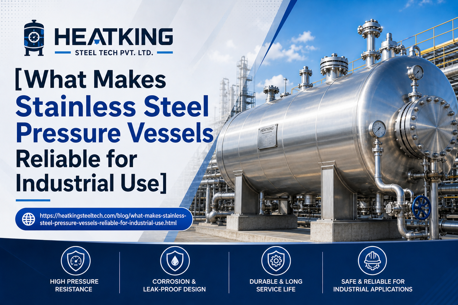 What Makes Stainless Steel Pressure Vessels Reliable for Industrial Use